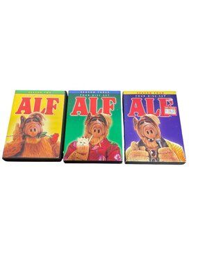 Vintage Alf DVD Sets Seasons 2, 3, 4 Complete Multi Disc Original Case Artwork